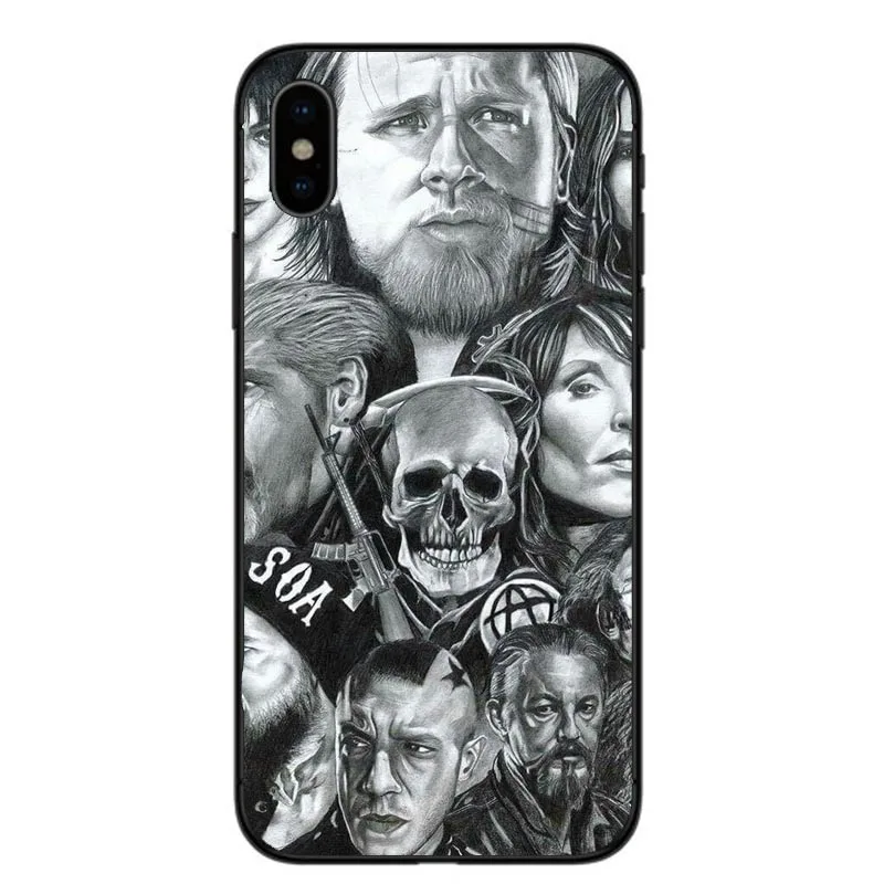 Черные Мягкие силиконовые чехлы для iphone 5 5S SE 6 6S 7 8Plus X XS XR MAX |