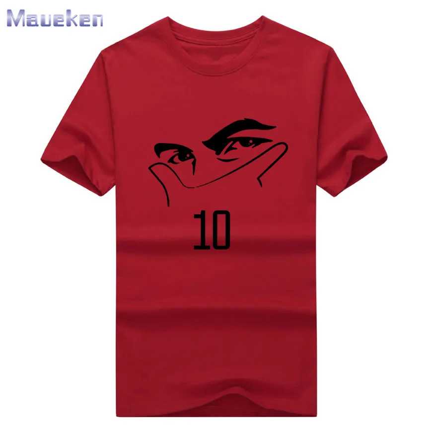 Новинка 2018 года футболки Paul Dybala #10 мужские из 100% хлопка подарок для фанатов 0810
