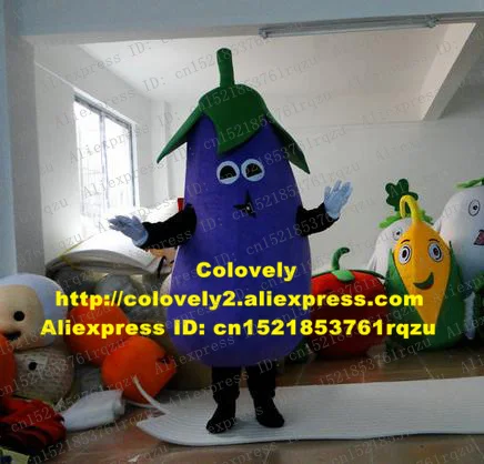 Соленые фиолетовые баклажаны Aubergine Brinjaul талисман костюм с героями мультфильмов