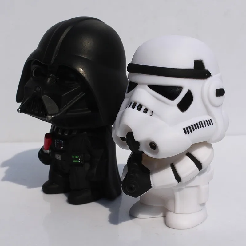 Горячие 3 Sets Штурмовик PVC Фигурки Новый Черный Рыцарь Дарт Вейдер Звездные войны