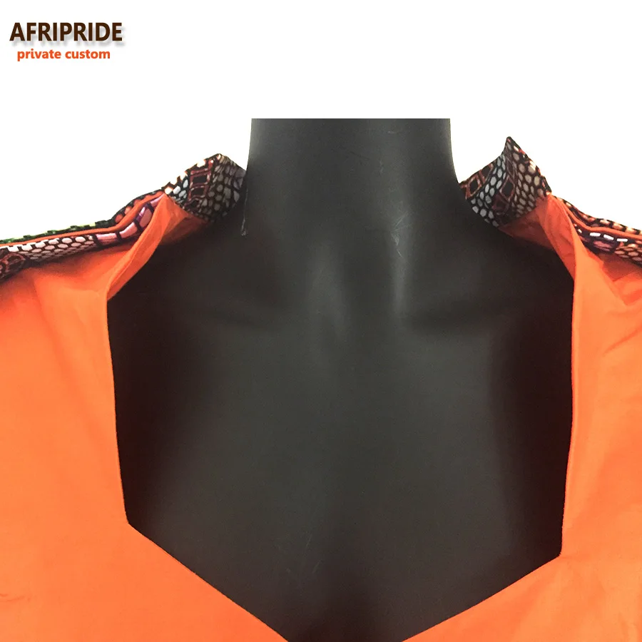 2019 Африканское женское платье AFRIPRIDE Частный заказ Лето Повседневная складчатая