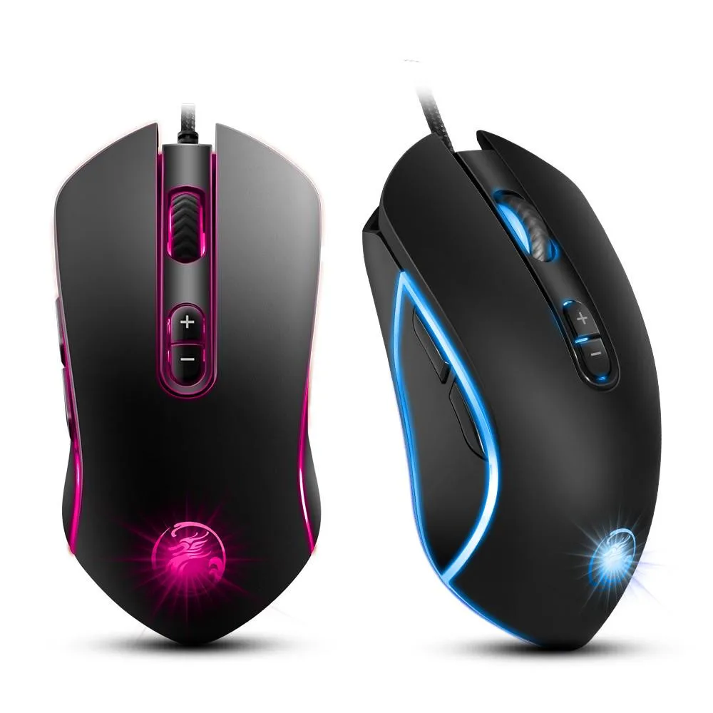 Оптическая 3200 dpi игровая мышь светодиодный 7D Проводная USB геймер для компьютерной