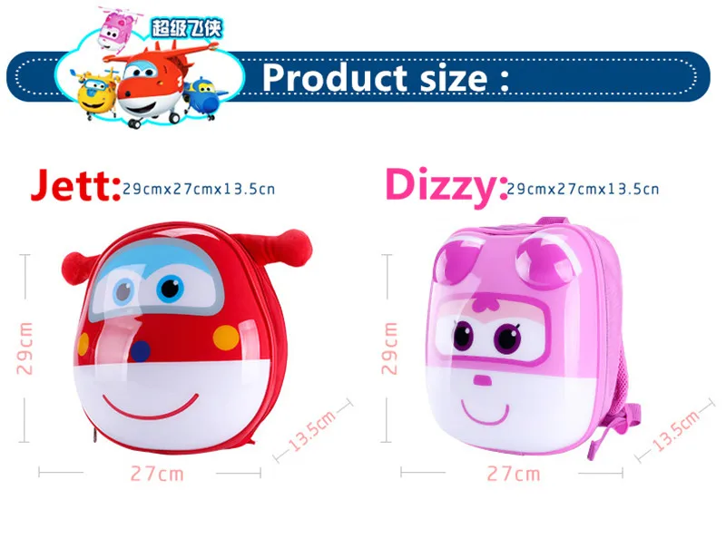 Super Wings 3D Lovely Action Figures School Backpack Toys &amp Hobbies Baby Kindergarten Study Stationary Anime Series Movie TV | Игрушки и