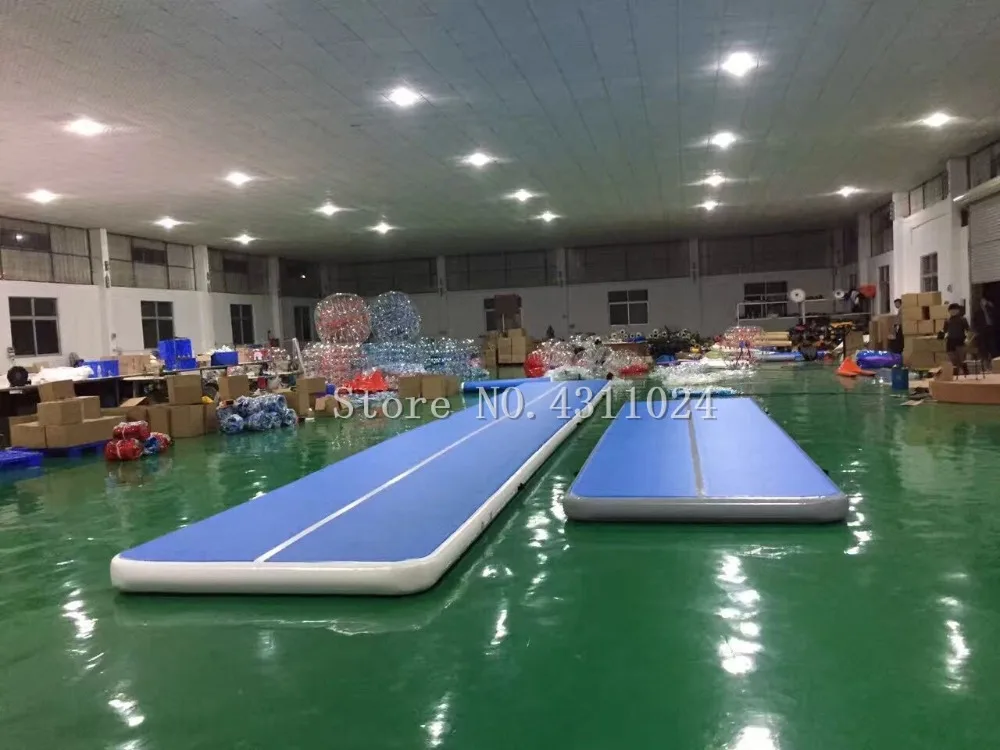 Продажа Надувная воздушная дорожка из ПВХ, 8*2*0,2 м, 0,9 мм, надувной коврик для тренажерного зала, для профессиональных гимнастических игр, с бесплатны...