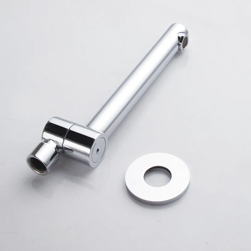 1/8-дюймовый сплошной латунный душевой носик Настенная труба ванна 9 6 градусов