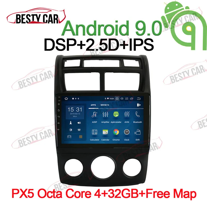 9 &quotAndroid 0 Автомобильный мультимедийный плеер стерео для KIA Sportage 2007 2011 руководство