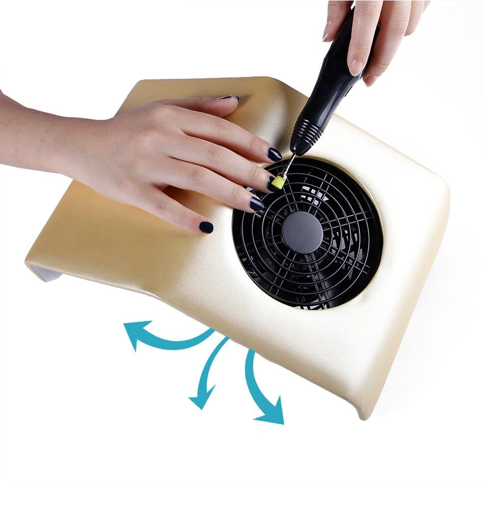 

Nail Dust Collector Vacuum Suction Cleaner Apparatus for Manicure Nail Fan Art Salon Suction Dust Collector Machine with bags