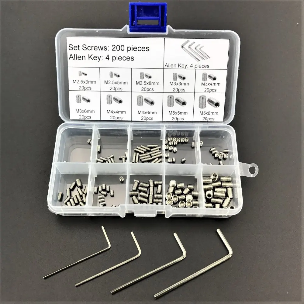 Набор шестигранных гаечных ключей из нержавеющей стали 200 шт. | Обустройство дома