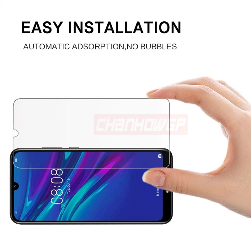 Защитное стекло закаленное 9H для Huawei P30 Lite P Smart 2019 Y6 Y7 Pro Honor 8A 8C 8X|Защитные стёкла и