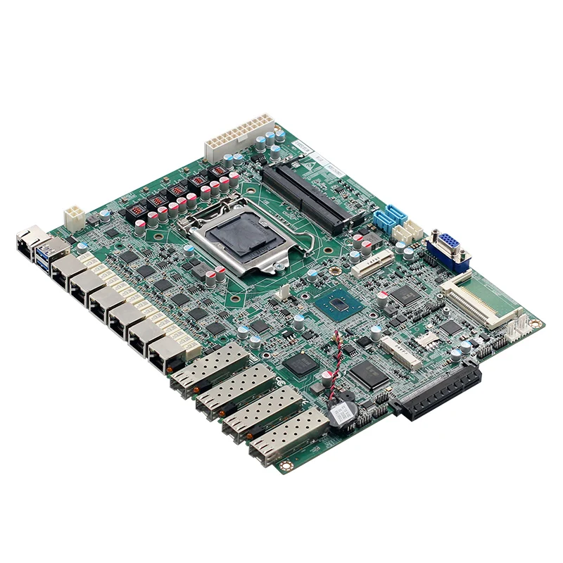 Мини материнская плата для ПК с чипсетом H110/H170 6 й/7 й процессор Pentium/Celeron 2 слота DDR4
