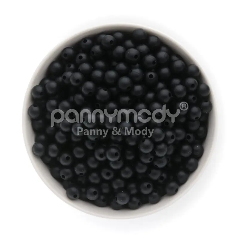 Panny & Mody 10 pcs Silicone Beads 9mm Round Perle Dentition Baby Teething for Jewelry Making Toys | Мать и ребенок
