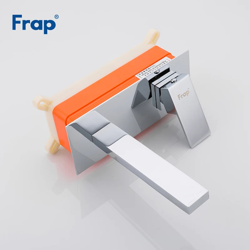 Хромированный смеситель для ванной Frap настенный кран раковины холодной и
