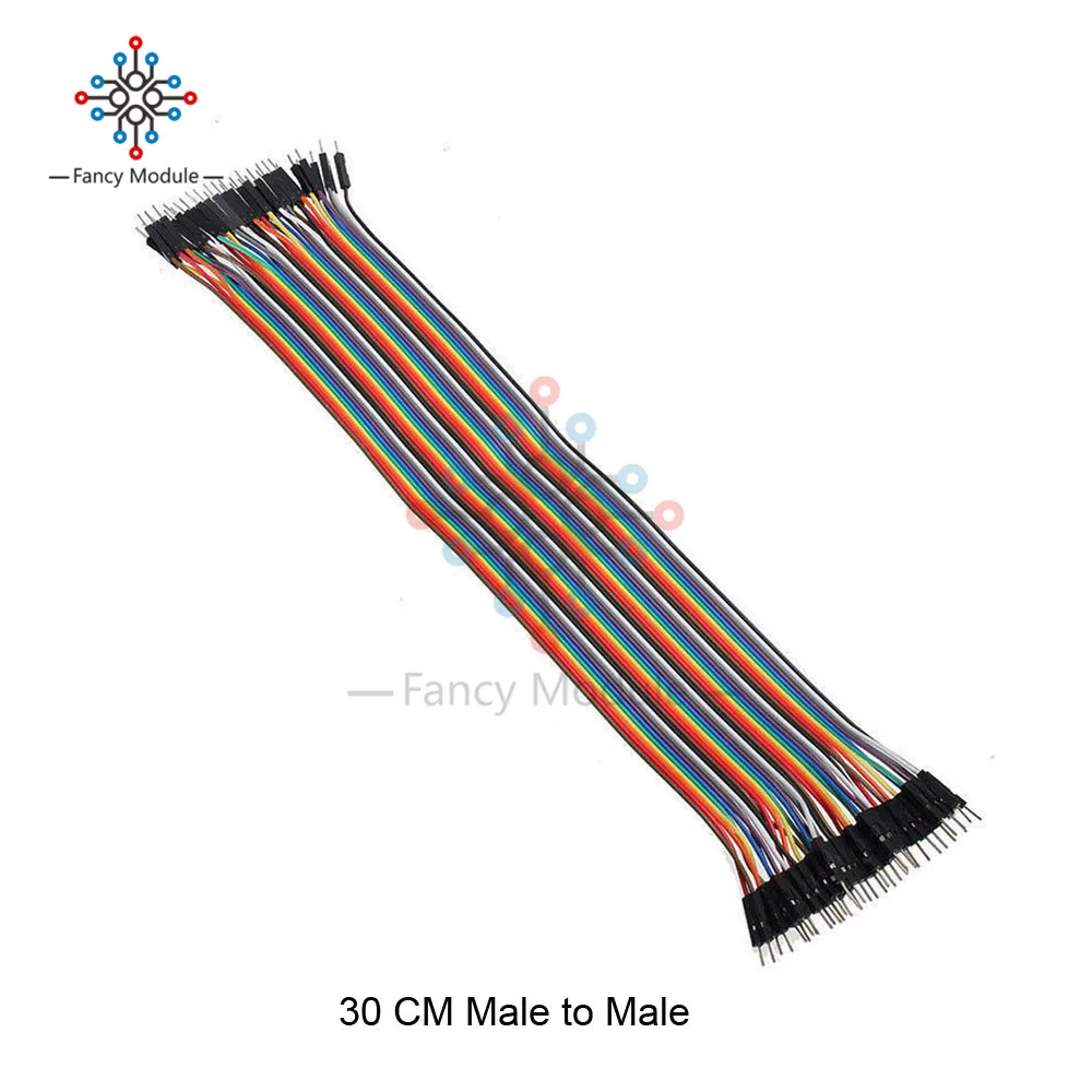 30cm M to M Dupont линия 10 см/20 см/30 см мужчин и женщин/женщин и женщин Перемычка провода 40 Pin Dupont кабель для Arduino DIY KIT - Цвет: 30cm M to M