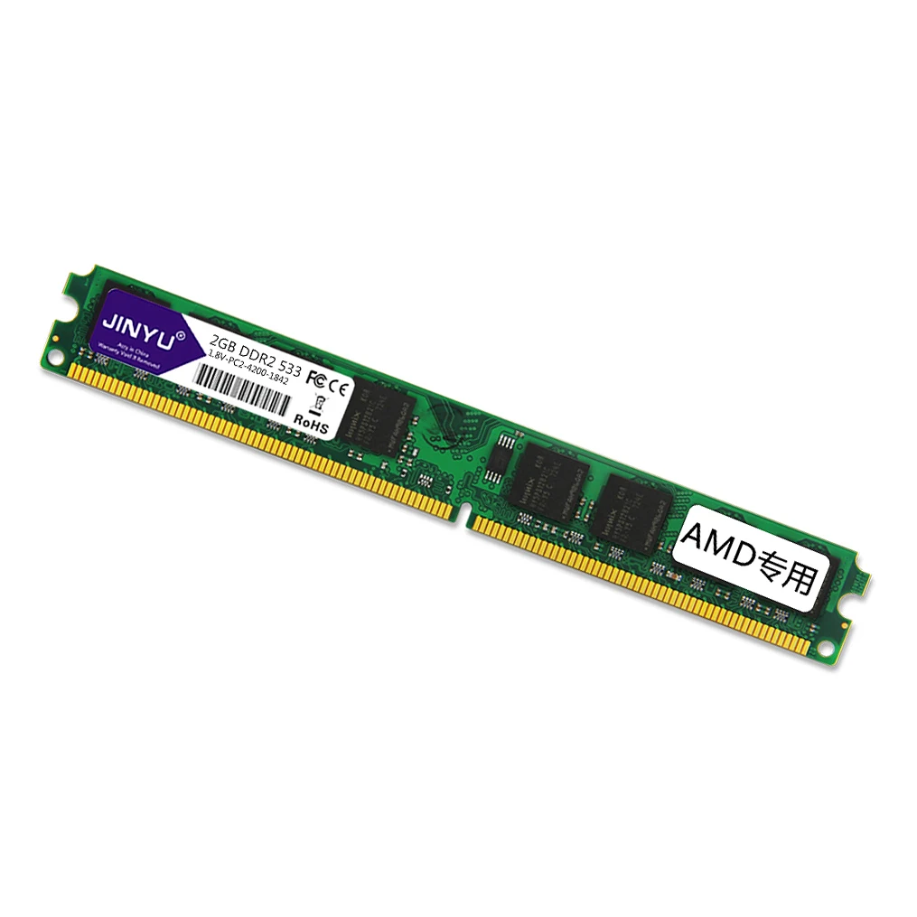 Jinyu Ddr2 533 Mhz 1,8 V 240Pin ОЗУ компьютера памяти для материнской платы Amd