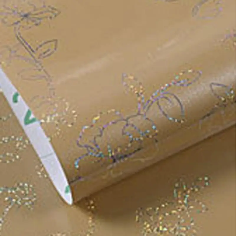 champagne Новая кухонная настенная Крышка для шкафа, наклейка, маслостойкая, грязеотталкивающая, глянцевая, самоклеющаяся бумага, ПВХ защитная пленка - Цвет: champagne