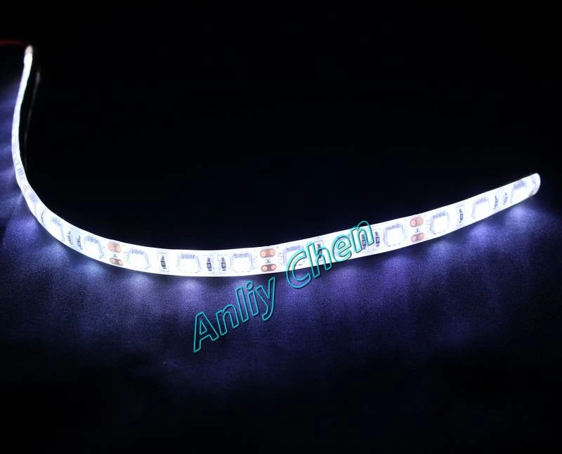 2 шт. в партии PC чехол для компьютера DC 12V 4P Радужная светодиодная световая полоса