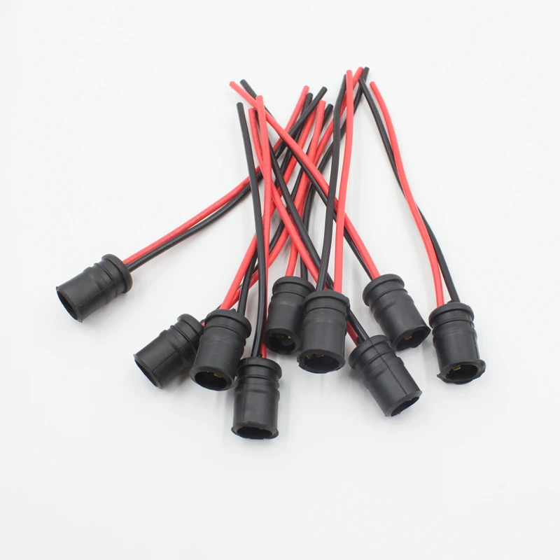Rockeybright 100-500 шт t10 w5w 194 адаптер для светодиодной лампы Основание держателей резиновые переходники светодиодные панели Стоп лампа Разъем t10 разъем