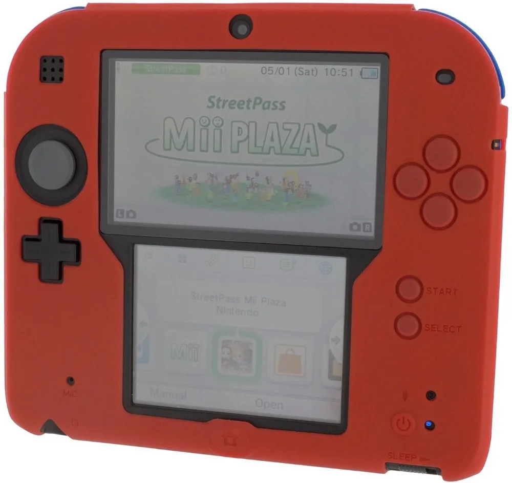 Разноцветный Мягкий силиконовый чехол для Nintendo 2DS защитный из мягкой гелевой