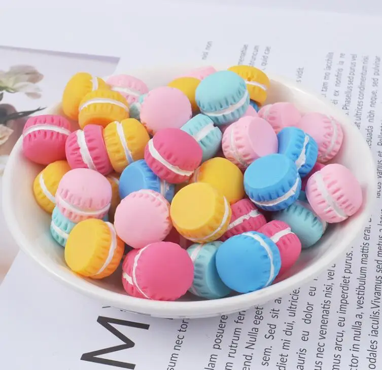 10PCS Mixed Color 10 шт. слизи амулеты моделирование Макарон смолы Пластилин клейкие аксессуары бисер материалы для изготовления для детей DIY Скрапбукинг ремесла - Цвет: 10PCS Mixed Color