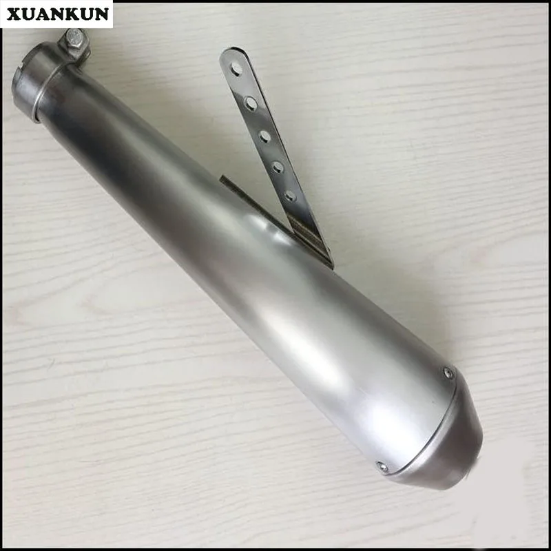 Xuankun Кафе Racer GN Ретро мотоциклетный модифицированный глушитель из нержавеющей