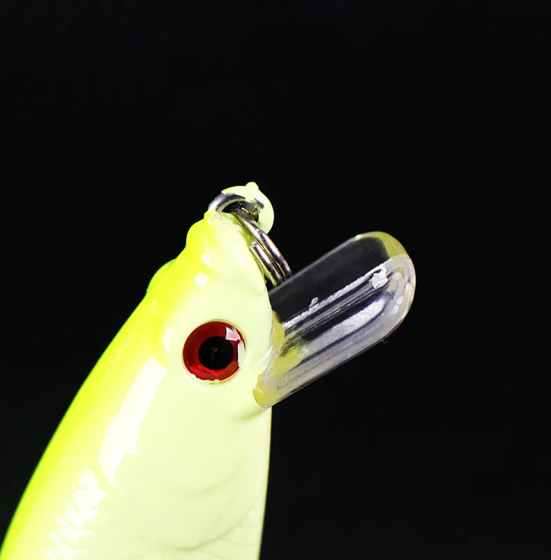 1pcs Fishing Lures 3D Eyes Floating Laser Hard Aritificial Wobblers Plastic Baits Pesca Isca 11cm 12g