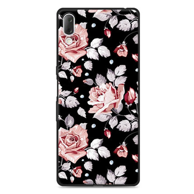Чехол для Sony Xperia L3 мягкие силиконовые чехлы из ТПУ с рисунком животных