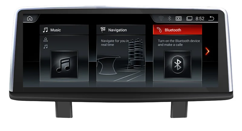 1280*480 четырехъядерный Android 4 автомобильный DVD для BMW F30 F20 F22 с Bluetooth 16 Гб Nand Flash 3G Wifi