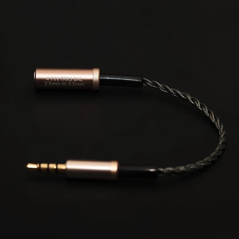 FIDUE A83 2.5/3.5 мм MMCX Посеребренная Сбалансированный Линия Наушника Interchangeble Audiophile