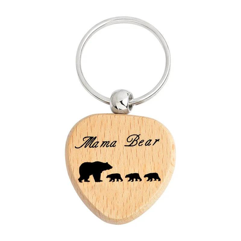 4 bear Juelee лучший Семейный брелок мама папа Nana Gigi Mimi папа мама друг люблю тебя больше брелок ювелирные изделия подарок - Цвет: 4 bear