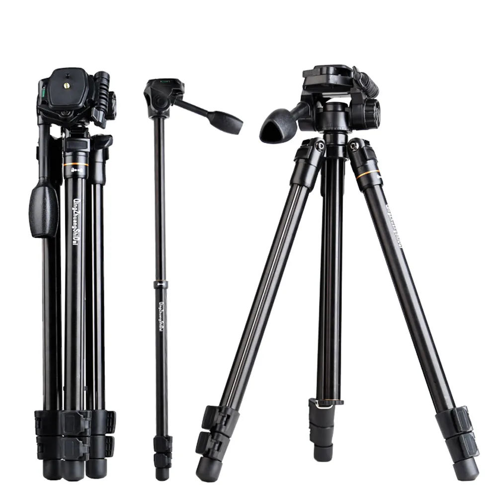 

Hot QZSD compact travel tripod NEW Q109 52'' 5kg load cheap camera tripod dslr digital camera stand holder tripod for smartphone