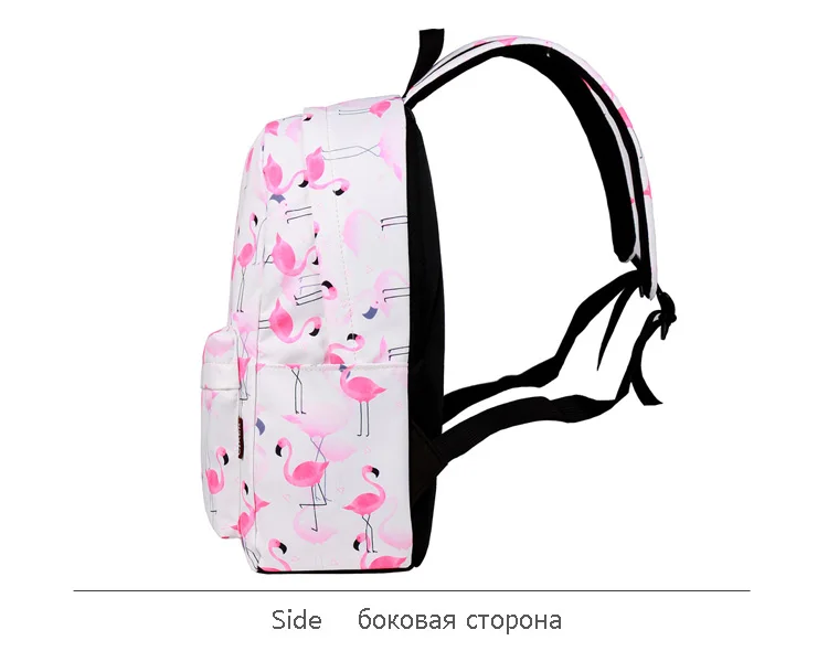 CIKER, рюкзак с принтом фламинго, школьная сумка для девочек-подростков, женский розовый рюкзак, дорожная сумка, большая вместительность, для студентов, Mochila