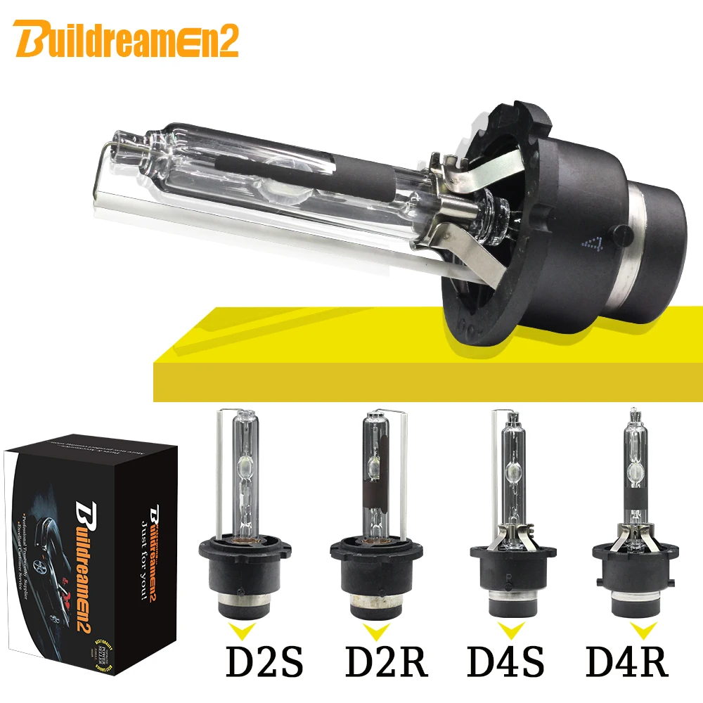 Buildreamen2 35W D2S D2C D2R D4S D4R HID ксеноновая лампа 4300K 6000K 8000K 10000K 12V автомобильная фара 2 шт.|d4r