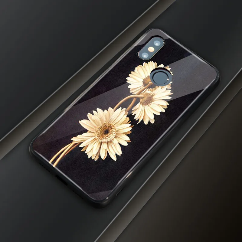 Для Xiaomi redmi note 7 Чехол из закаленного стекла чехол для Принт фото DIY индивидуальное