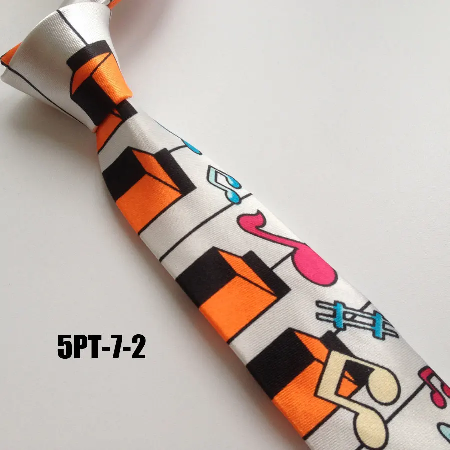 Мужские популярные повседневные Галстуки 5 см модные искусственные клавиши для