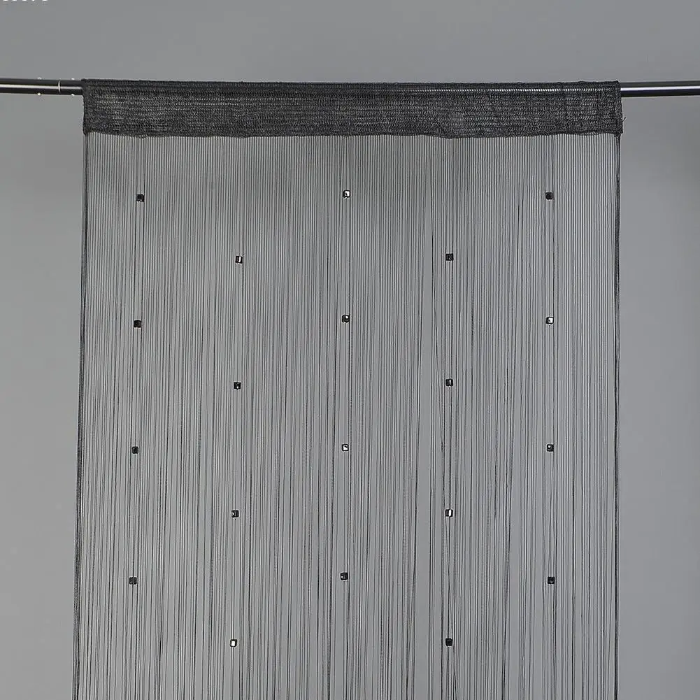 1 шт. элегантный кристалл низкой упругой бисером строка двери шторы s пряжа