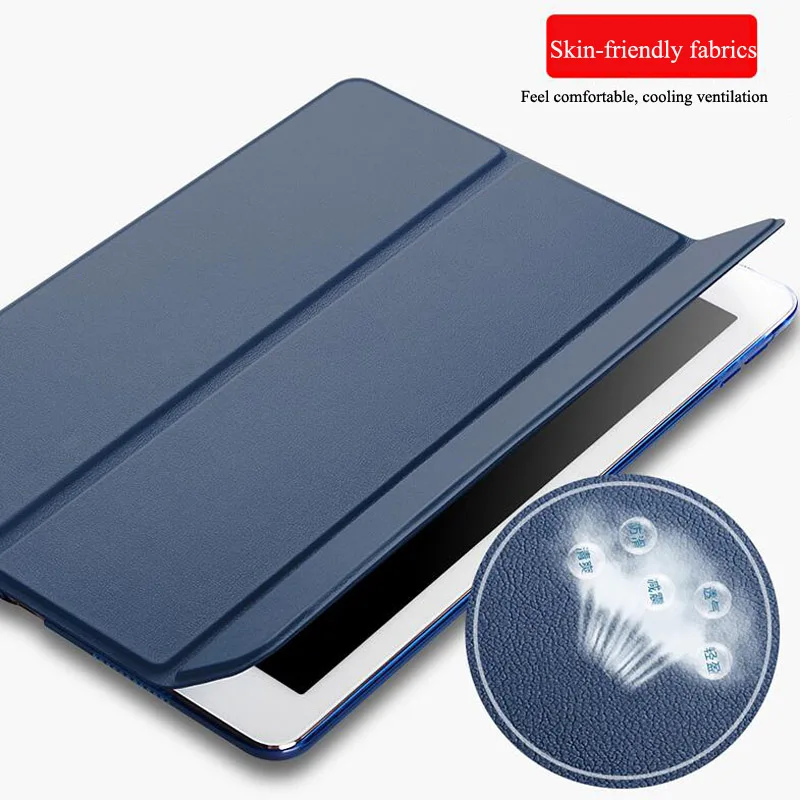 Fundas для iPad Pro 9 7 A1673 силиконовый чехол A1674 A1675 Оригинал 1:1 Смарт Пробуждение сна PU