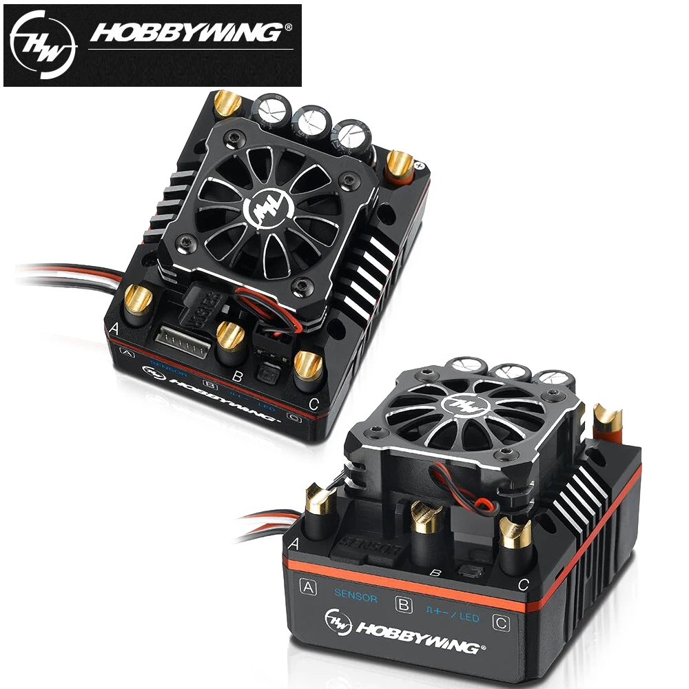 Бесщеточный контроллер скорости RC ESC Hobbywing XERUN XR10 PRO 160A для 1/10 buggy racing drift car|Детали и