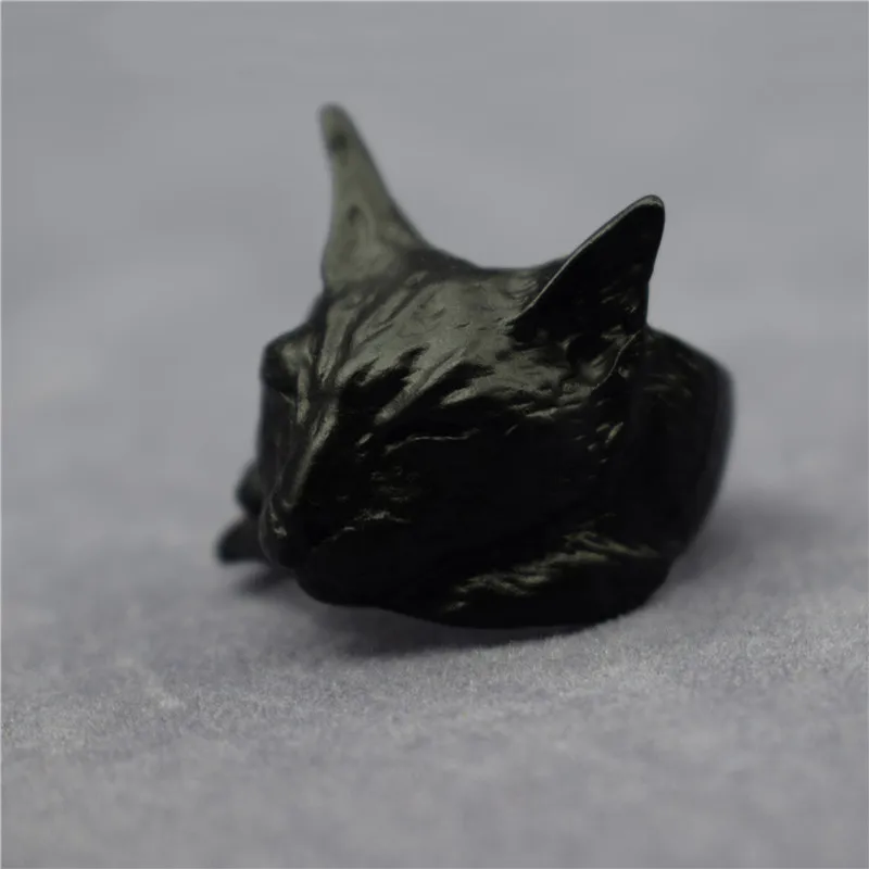 Прямая поставка винтажные милые кольца в виде кошки стиле ретро регулируемые для