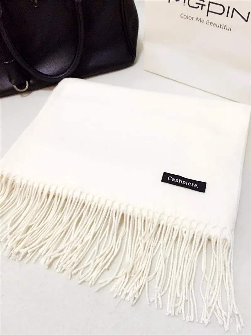 Роскошный брендовый шарф унисекс, женский, Мужская бандана, шерстяной кашемировый шарф, Пашмина, с кисточками, для женщин и мужчин, теплая накидка