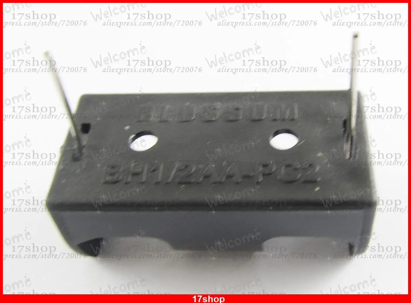 10 шт. x 1/2 AA 1/2AA 14250 батарея коробка для хранения Чехол держатель 3 6 V PCB Pin припой