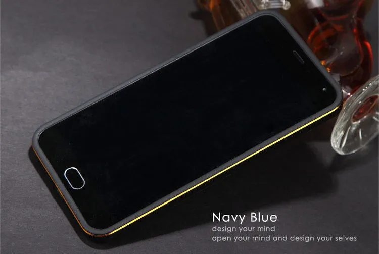 Высококачественный чехол для Meizu M2 Note с металлической рамкой и силиконовой задней крышкой, анти-скользкий и защитный чехол