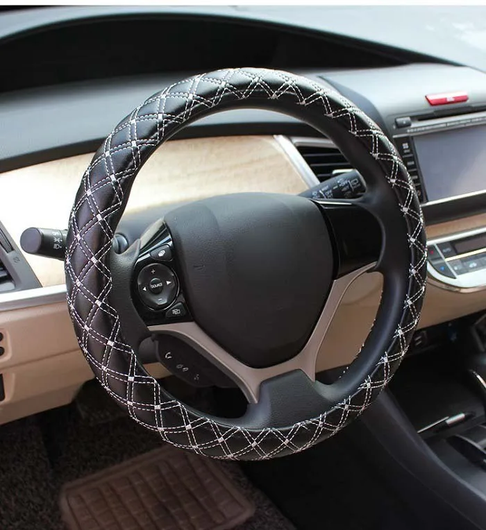 Rete 38 см Универсальный чехол рулевого колеса автомобиля противоскользящие Мода