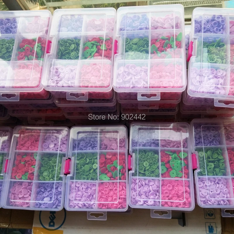 6 видов конструкций разные модные пластиковые кнопки для детской одежды