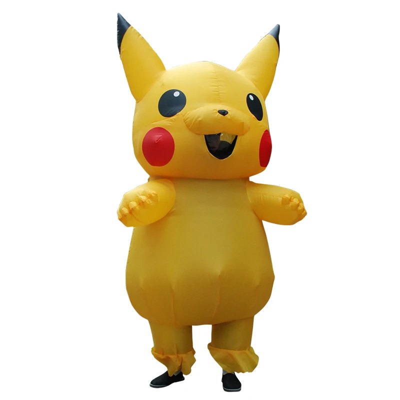 Надувной костюм Pokemon Pikachu забавный карнавальный на Хэллоуин| |