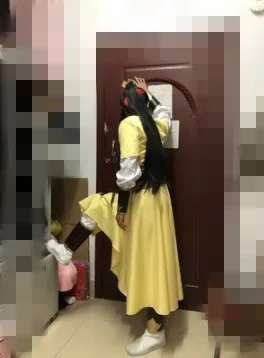 Jin Ling Mo Dao Zu Shi Аниме Косплей Grandmaster of Demonic Cultivation Аниме Косплей Костюм Золотой наряд