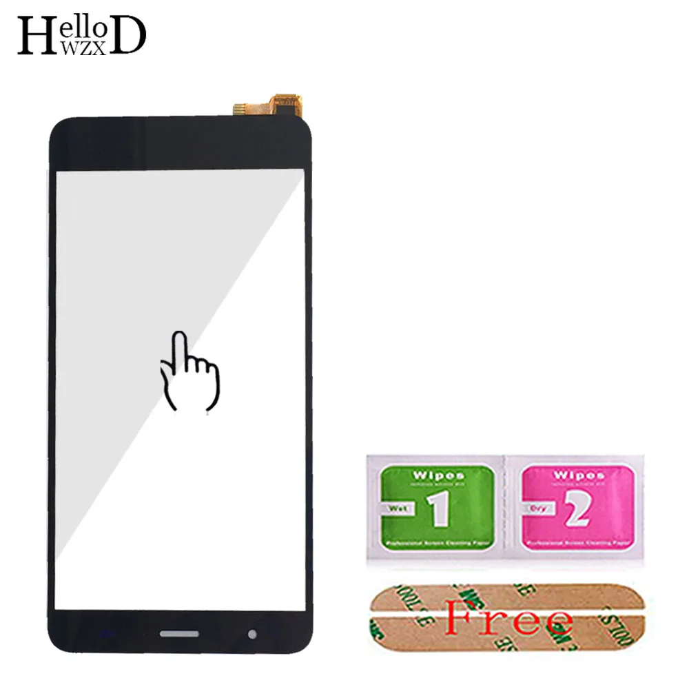 Mobile TouchScreen Touch Screen For Fly Cirrus 9 FS553 FS 553 Digitizer Panel Sensor Tools + Protector Film | Мобильные телефоны и