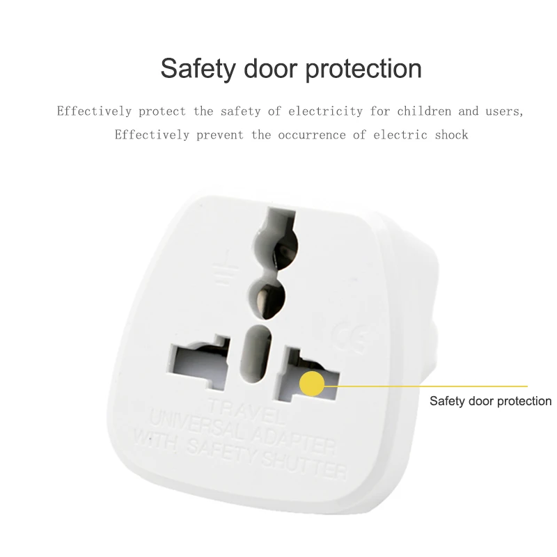 1 шт. универсальный адаптер для ЕС США Австралии и Великобритании