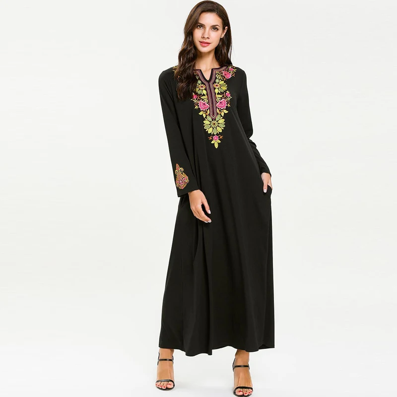 Абая для женщин Кафтан абайя мусульманское платье Jilbab Caftan Elbise Ramadan халат Дубай