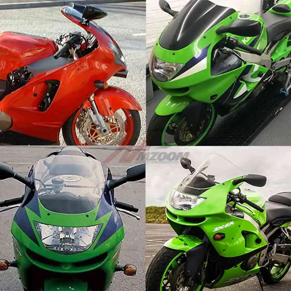 ABS пластик лобовое стекло Мотоцикл Ветер Дефлектор спойлер ветровое для Kawasaki NINJA
