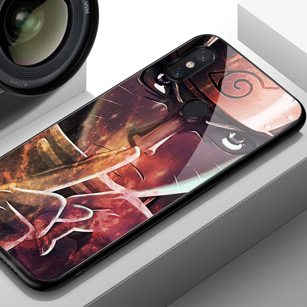 FinderCase для Xiaomi mi 9 чехол из закаленного стекла Жесткий Чехол "Наруто" чехол для Xiaomi mi 5 5S 9 8 SE lite mi x 2 2 s 3 Max 3